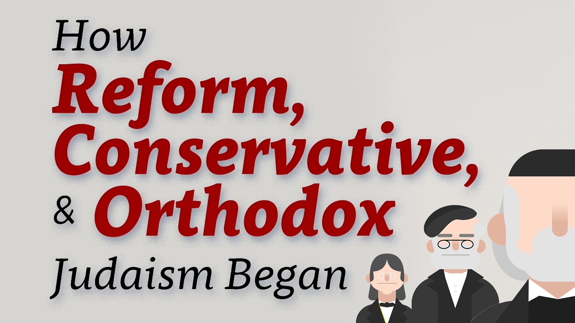 How Did Reform Judaism Begin? Jewish History Explainer Video BimBam